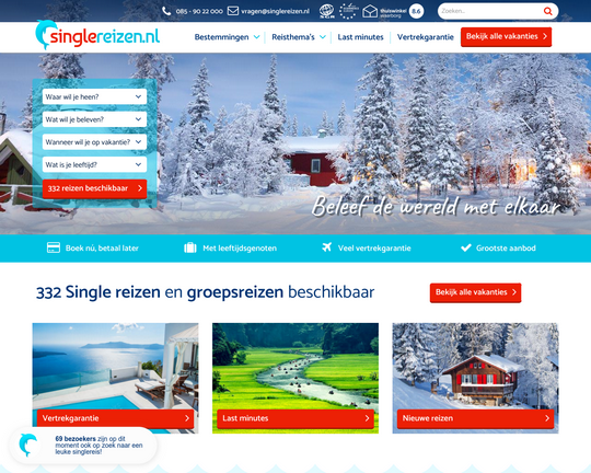 Singlereizen.nl Logo